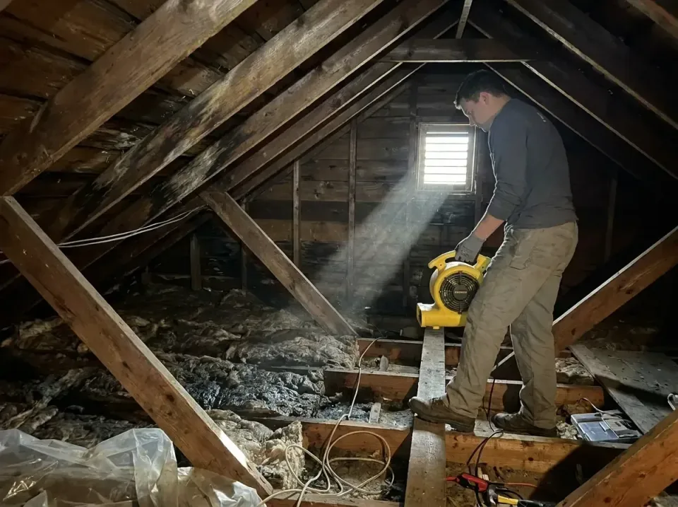 attic-water-damage-drying-proc-007 — frequently asked questions, Emergency Water Extraction & 24/7 Flood Response in Staten…